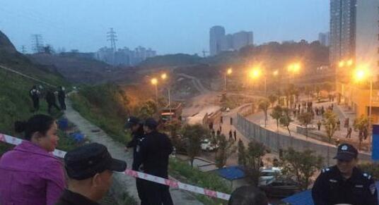 重庆江北一施工项目边坡抢险突发垮塌 