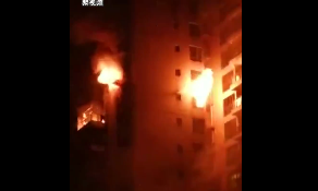 1月22日1时许 重庆市永川区中央大街1栋楼18楼一住户家发生火灾致3人死亡