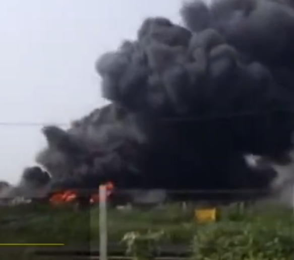 7月25日上午 辽宁省沈阳市于洪区一海绵厂发生火灾